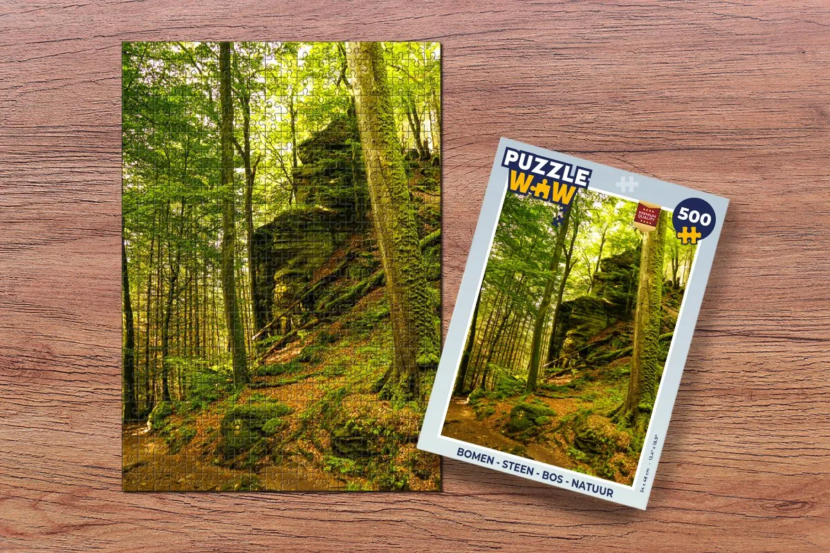 PuzzleWow Puzzel Bomen 500 Stuks - Multicolor