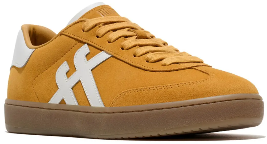 FitFlop FitFlop The Dash T-Toe Suede Sneakers GEEL