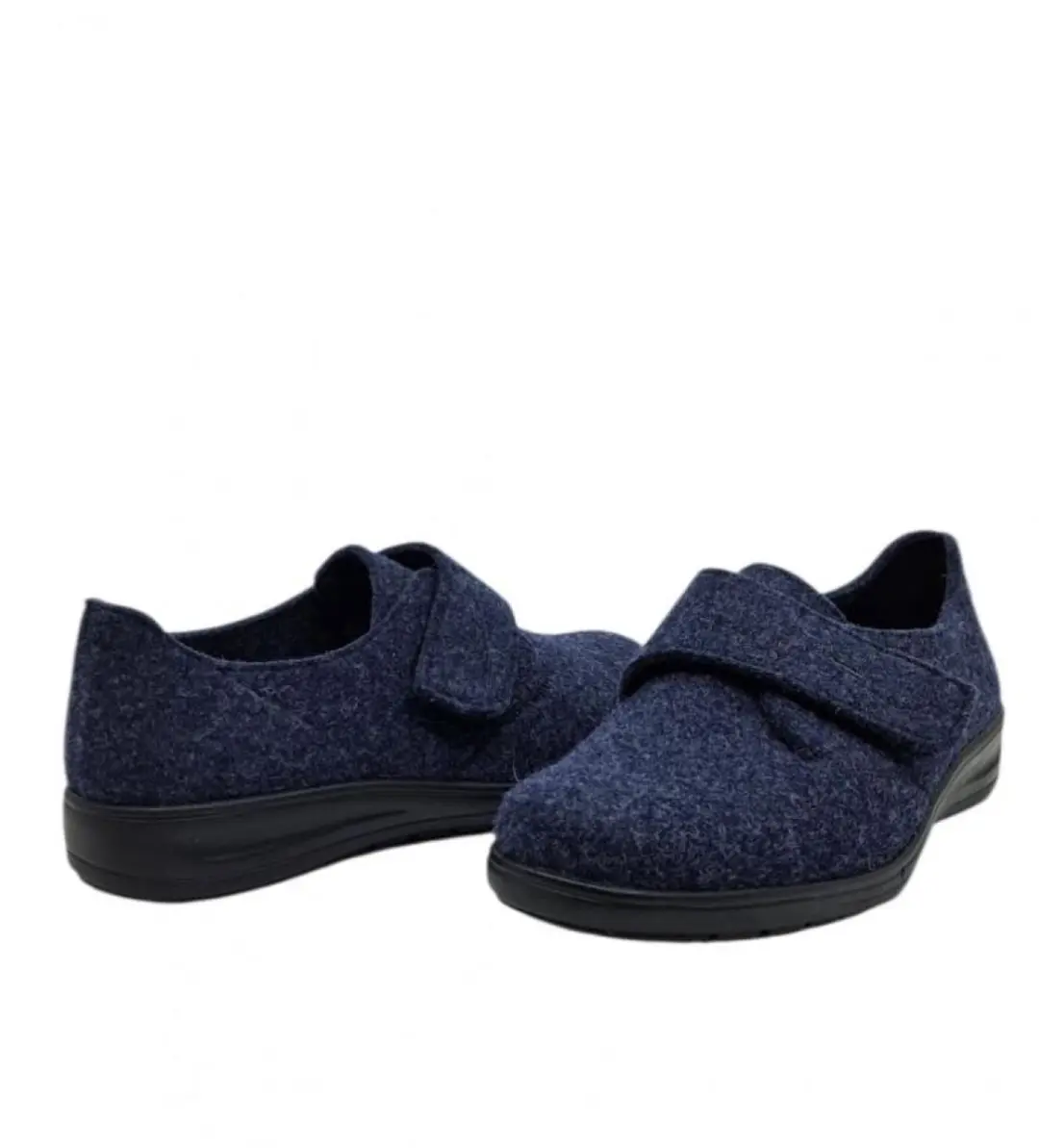 Solidus Dames Pantoffels Kate Rewooly - Maat 39.5 - Donkerblauw