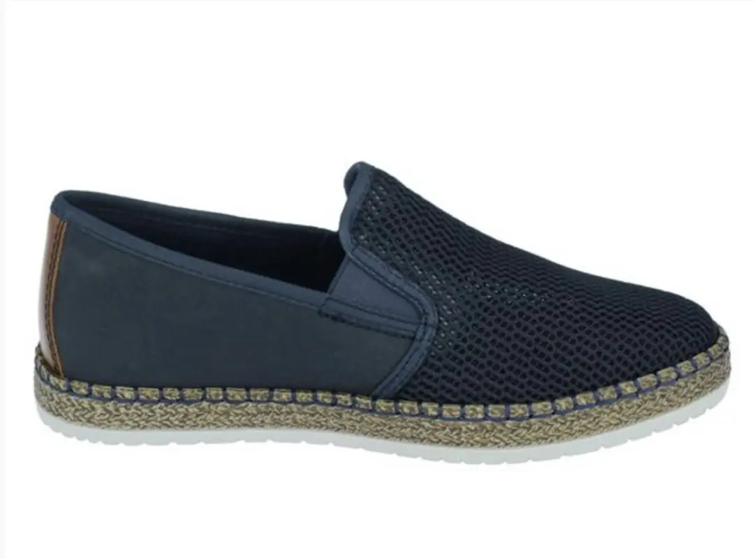 Rieker B5265-14 Instapper - Blauw - Maat 44