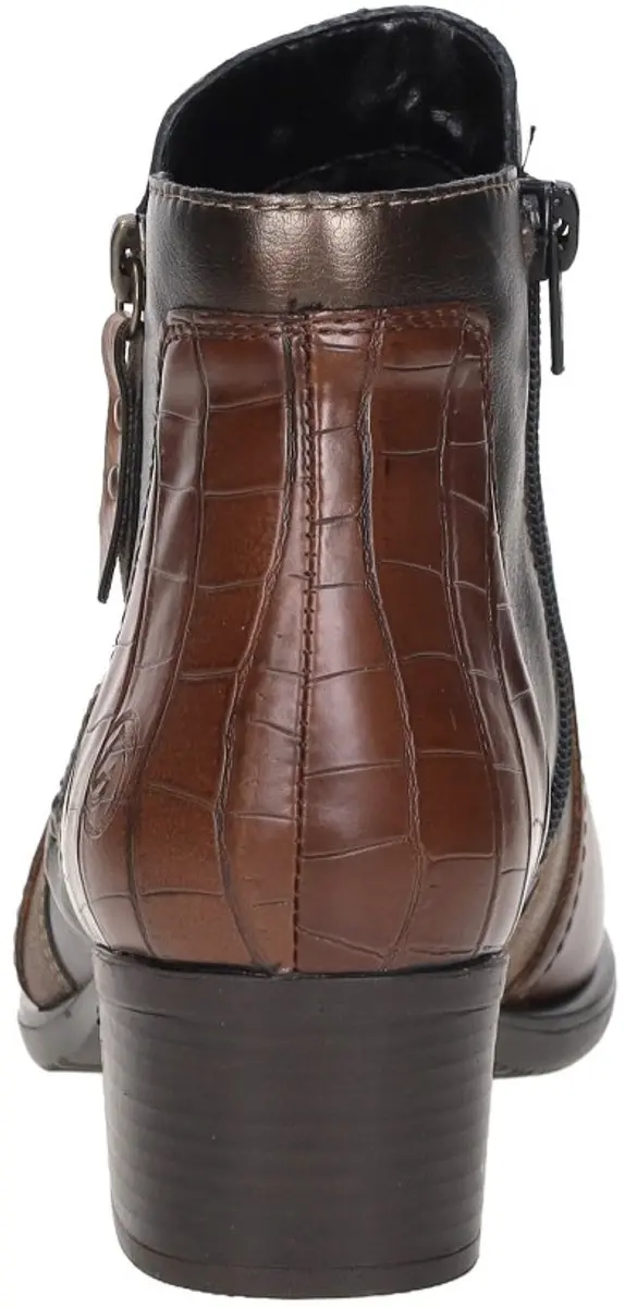 Remonte Dames Enkellaars R5172 - Cognac