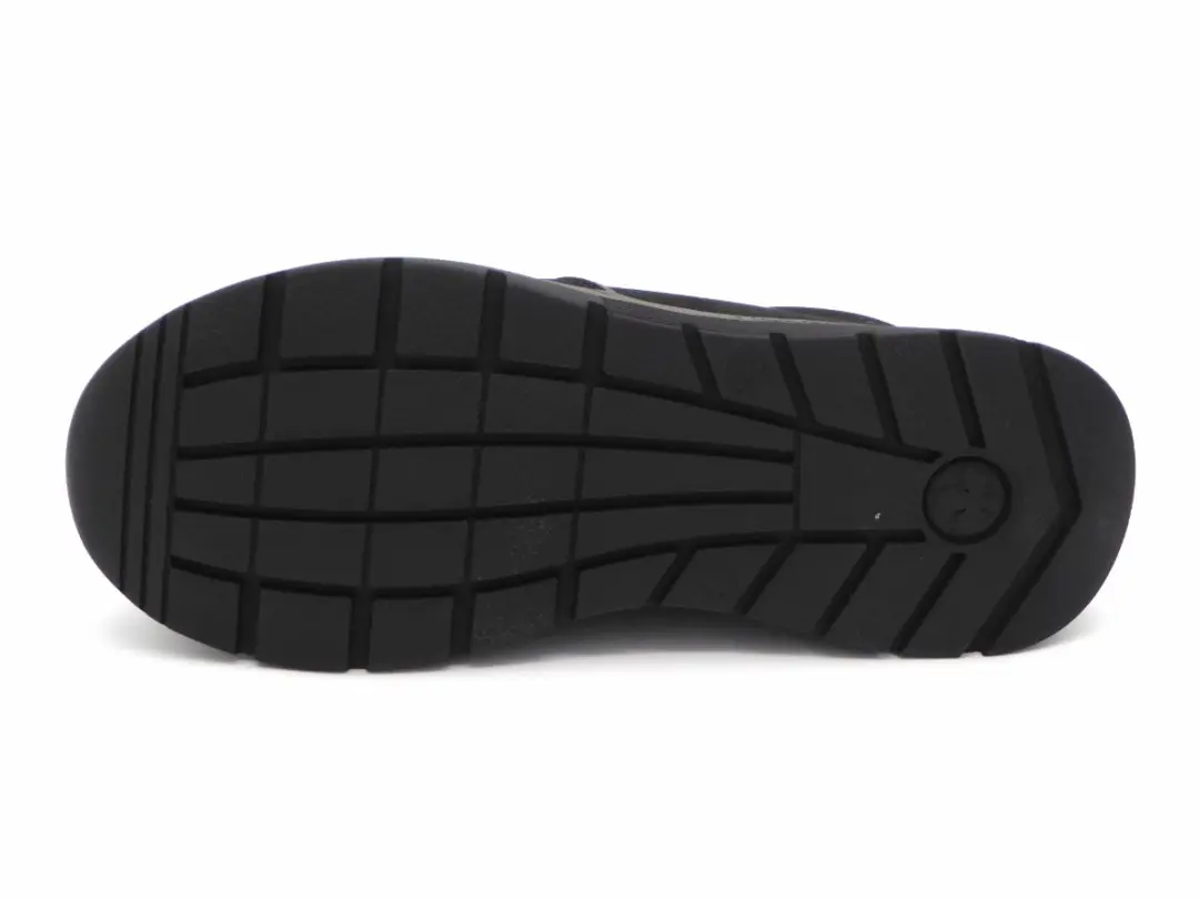Rieker Heren Instapper - 39652-00 Zwart - Wijdte H - Maat 46