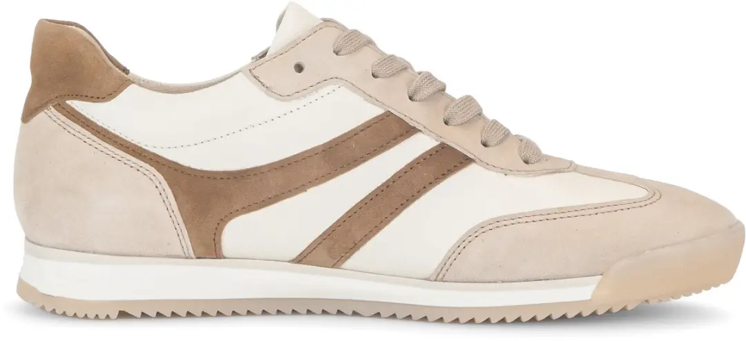 Gabor 83.430.10 Dames Sneakers - Wit/Beige/Bruin - 40