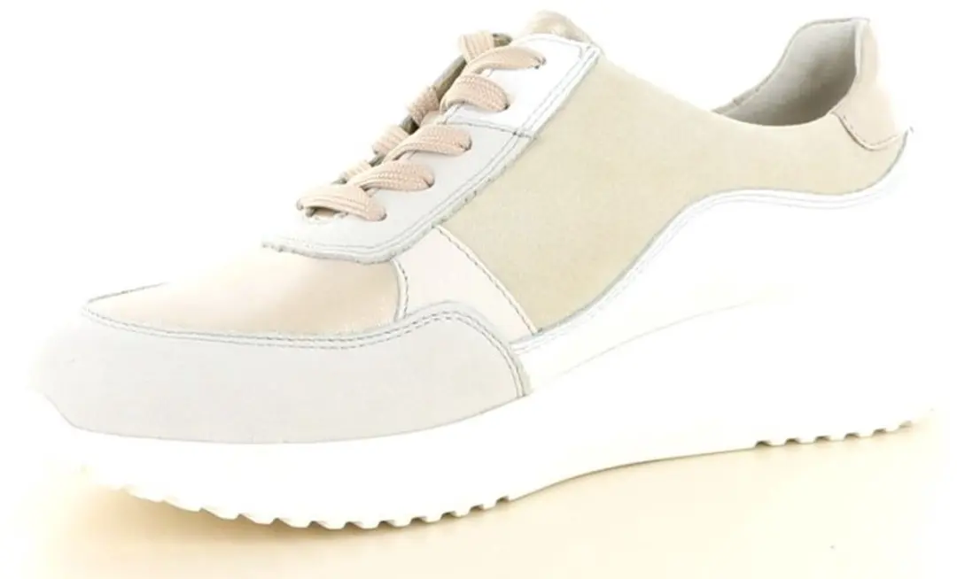 Wäldlaufer Janka Dames Sneakers - Leer Beige - Maat 40,5