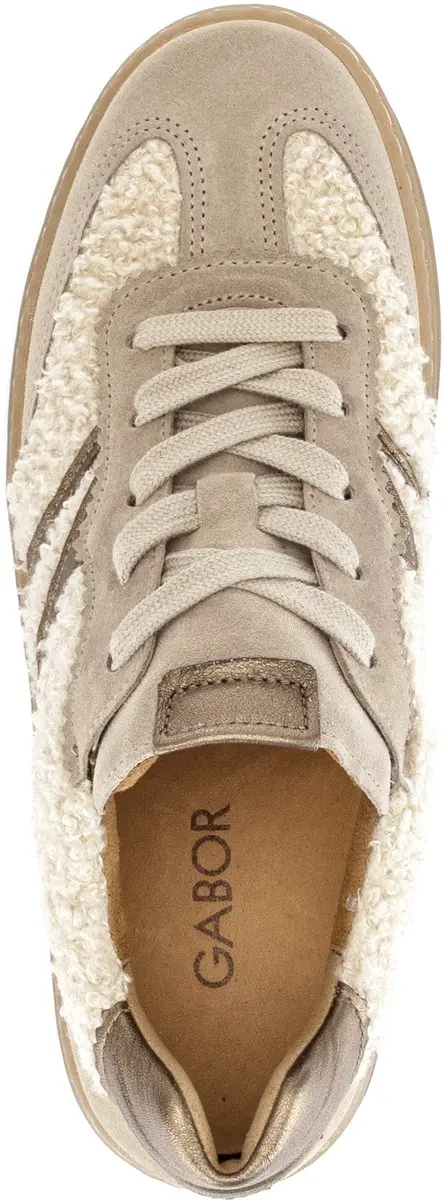 Gabor 6018 Dames Sneakers - Beige - Maat 44
