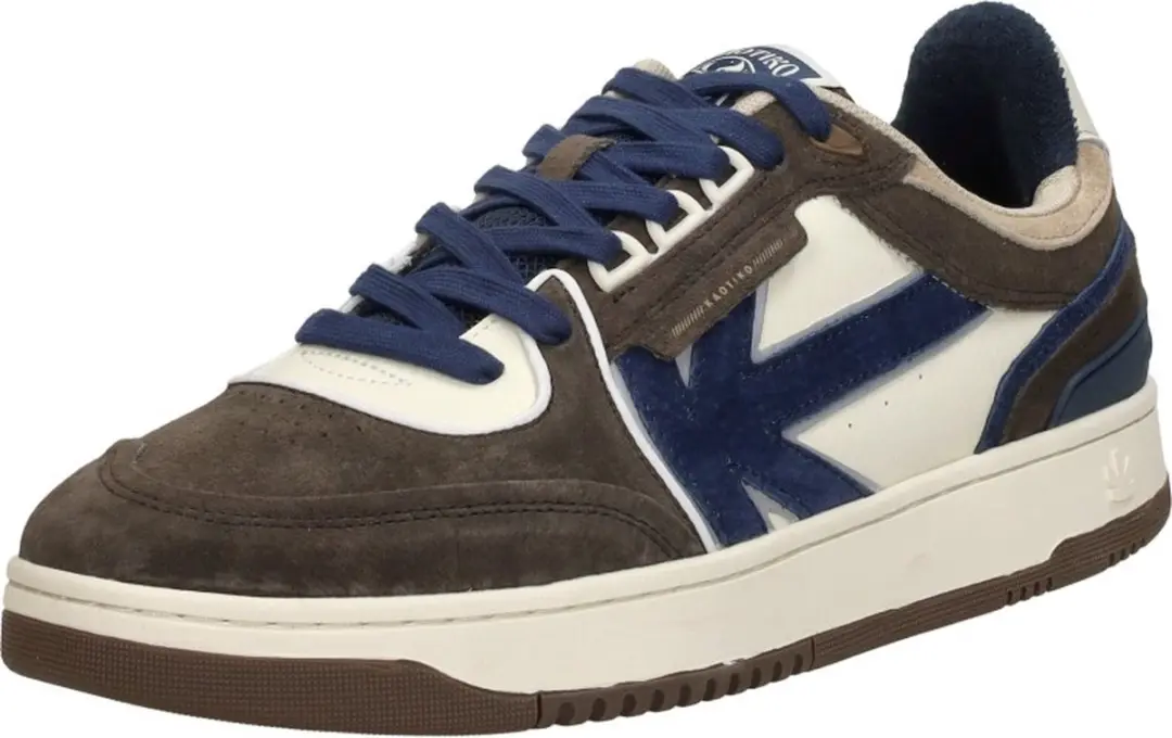 Kaotiko Boston Piping Suede Navy Lage Sneakers - 42