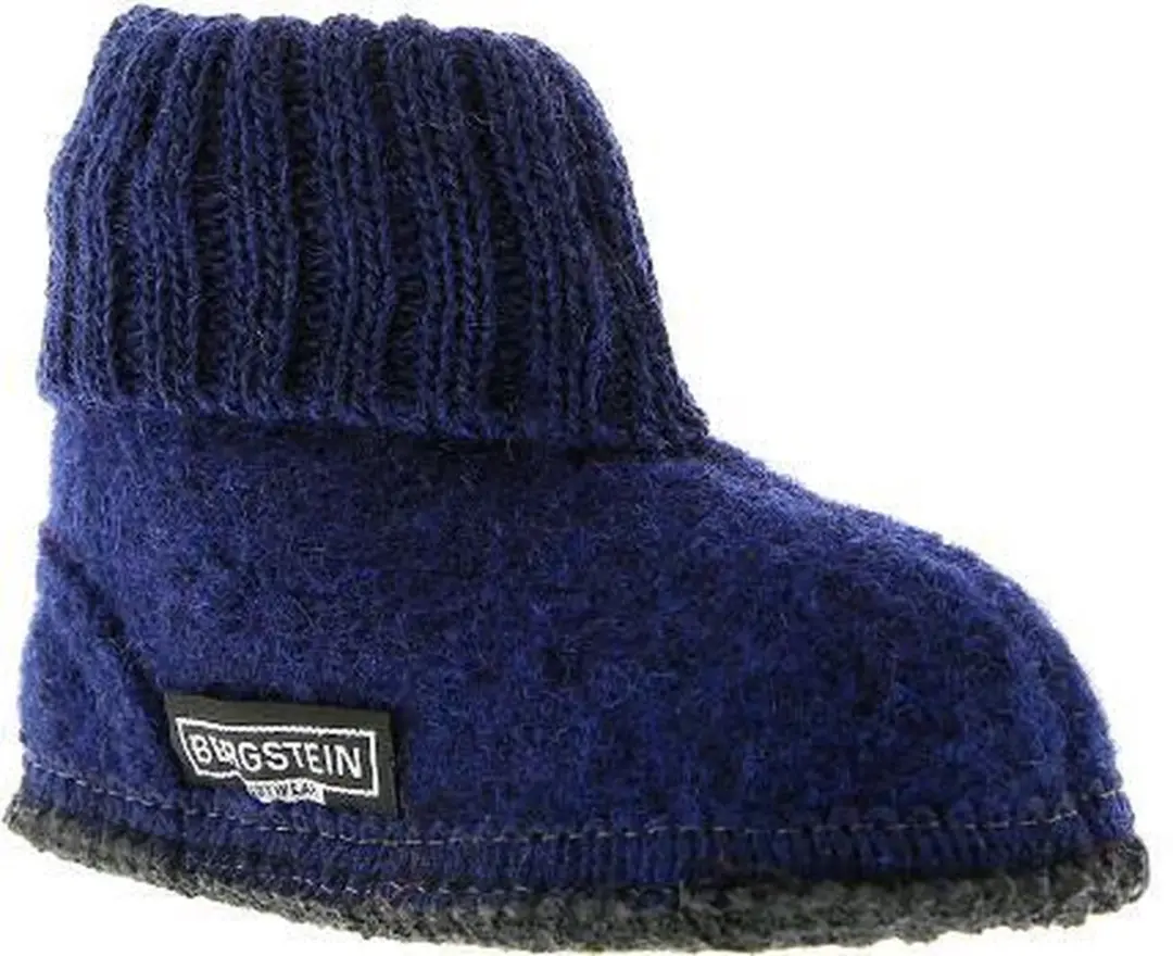 Bergstein Cozy Pantoffels - 100% Scheerwol - Dark Blue