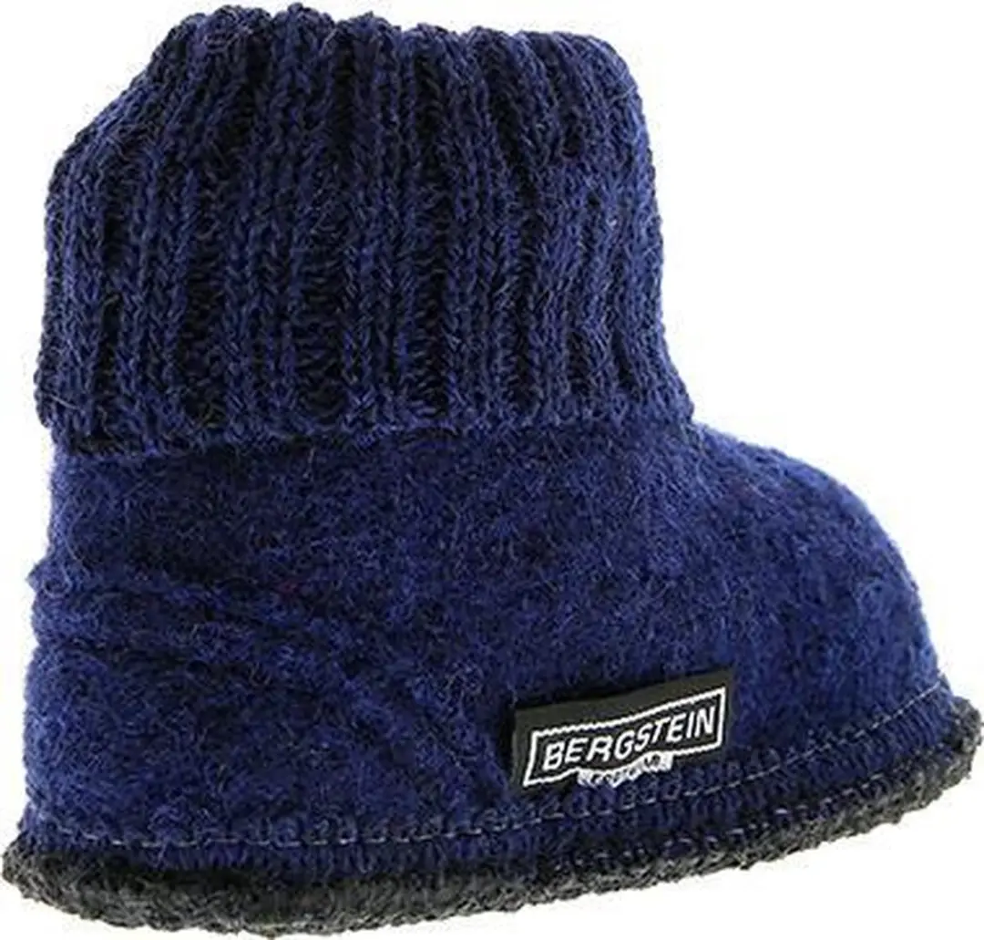 Bergstein Cozy Pantoffels - 100% Scheerwol - Dark Blue - afbeelding 6 van 6