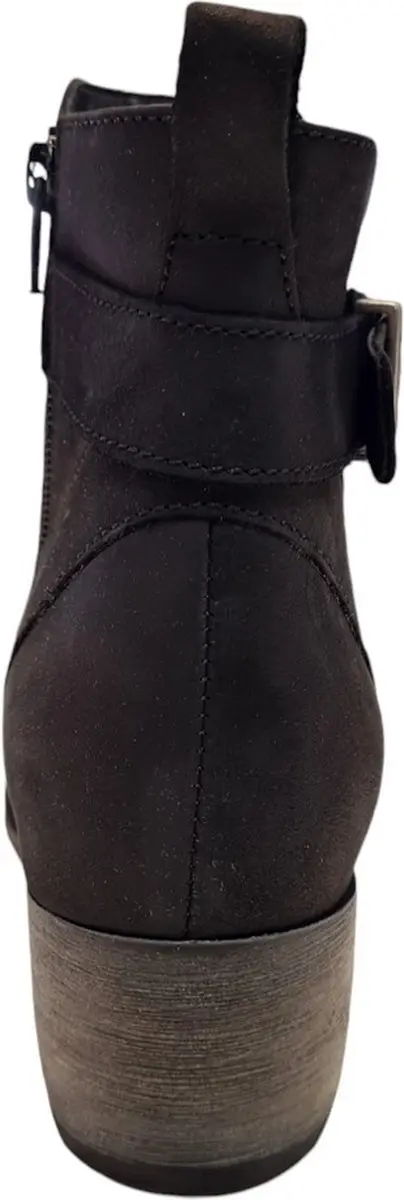 Wolky Zavalla HV Dames Enkellaarzen - Zwart Nubuck 38