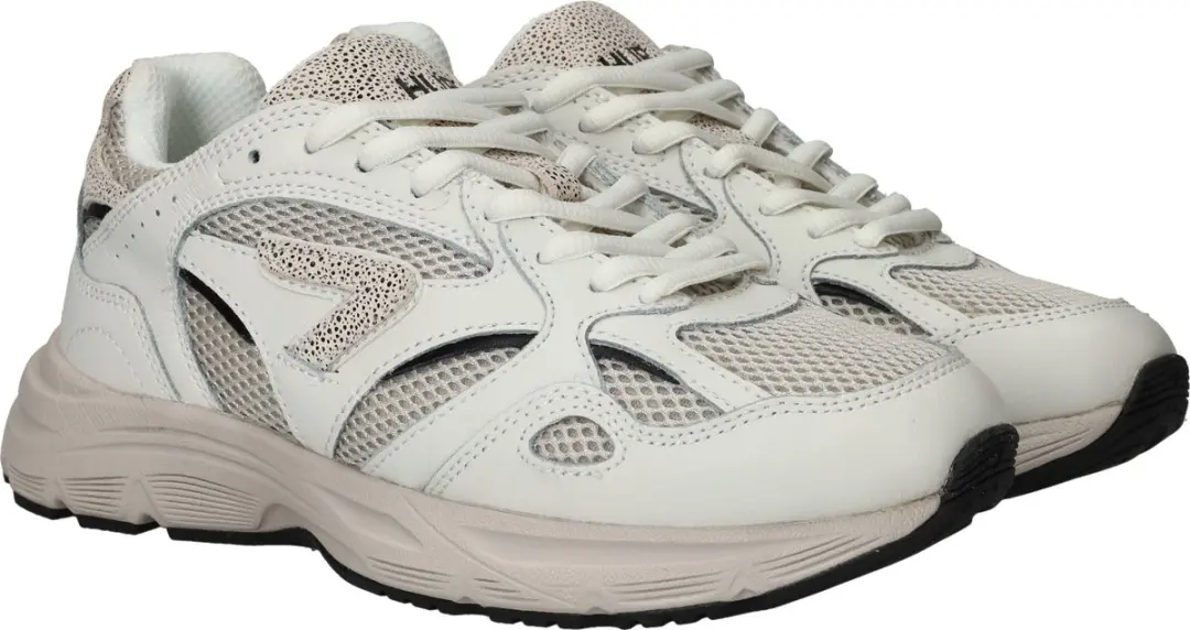 HUB Shift L09 Sneakers Dames - Wit/Grijs/Beige - afbeelding 4 van 6