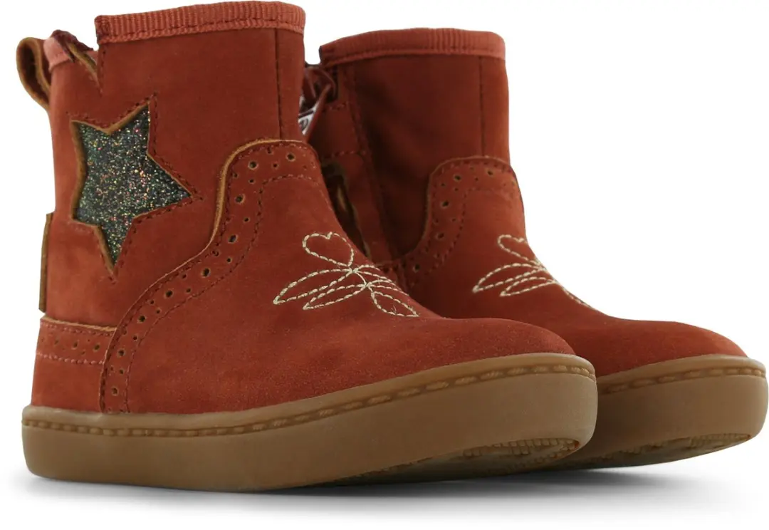 Shoesme Terra Cota Leer Laarzen Meisjes - Maat 24