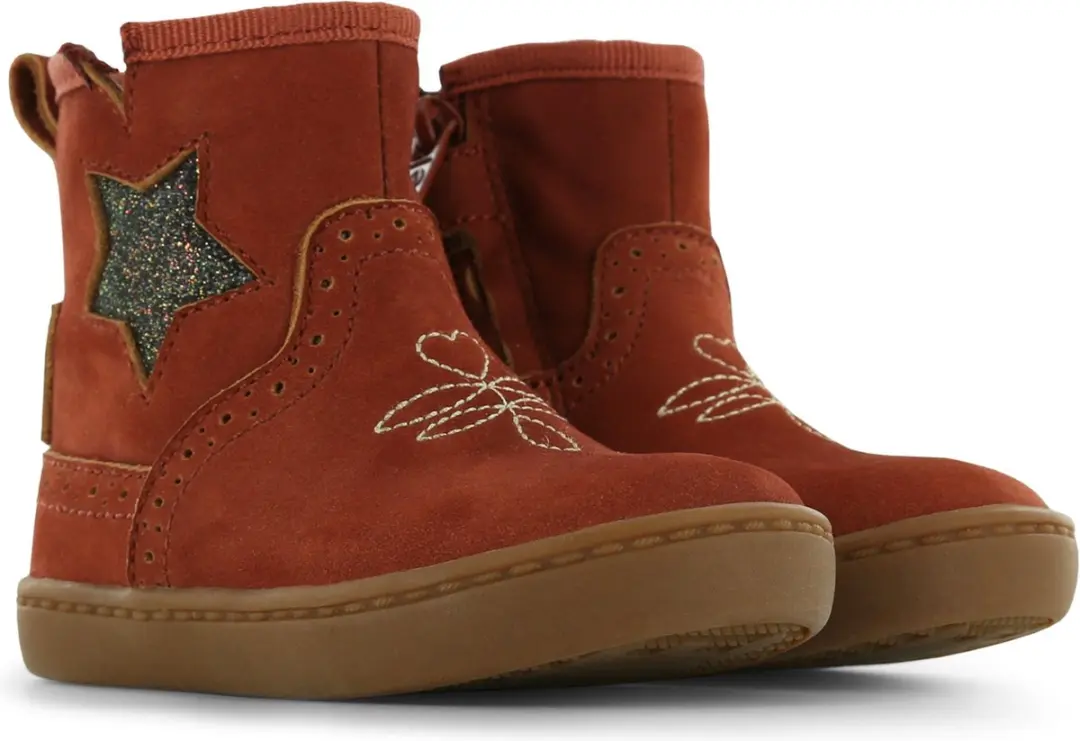 Shoesme Terra Cota Leer Laarzen Meisjes - Maat 24