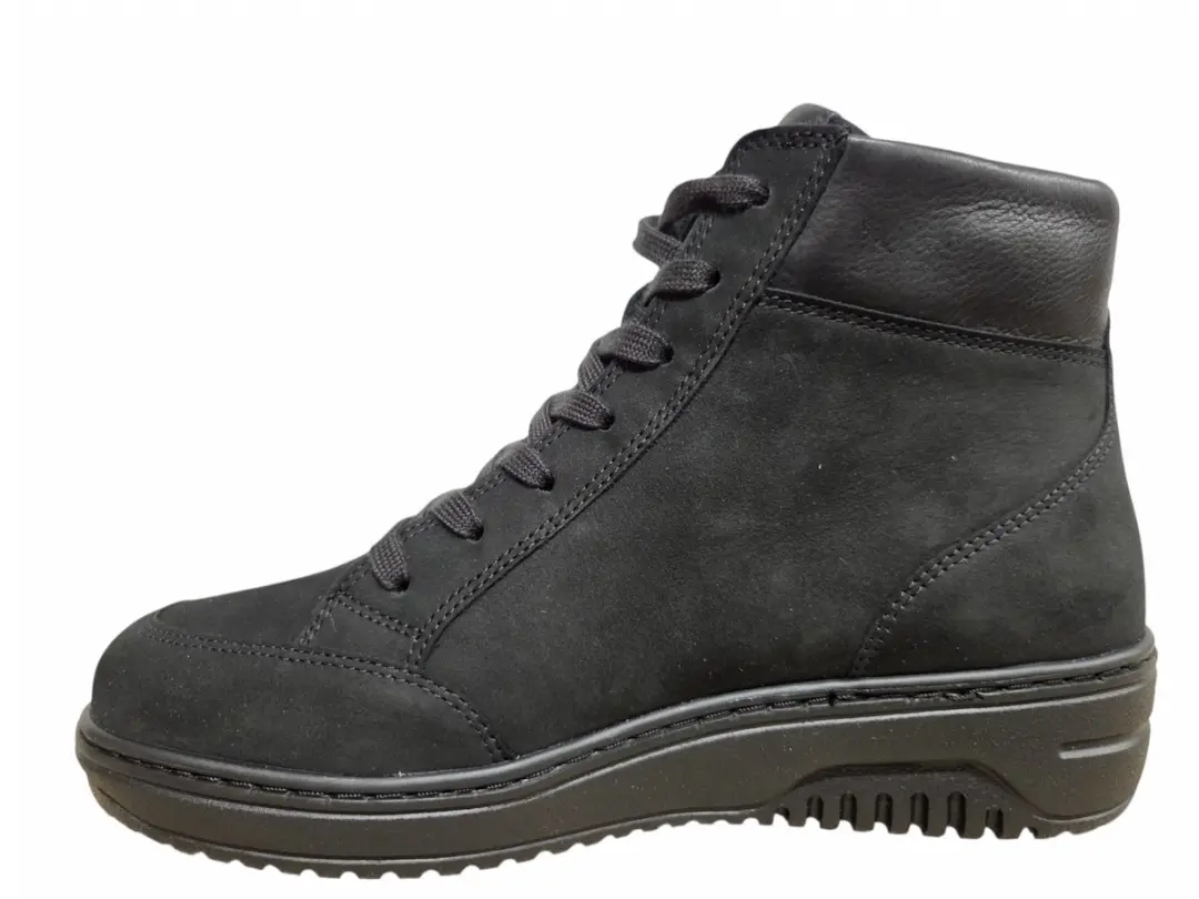 Hartjes 172.1708/21 Hoge Sneakers - Zwart - Maat 40.5