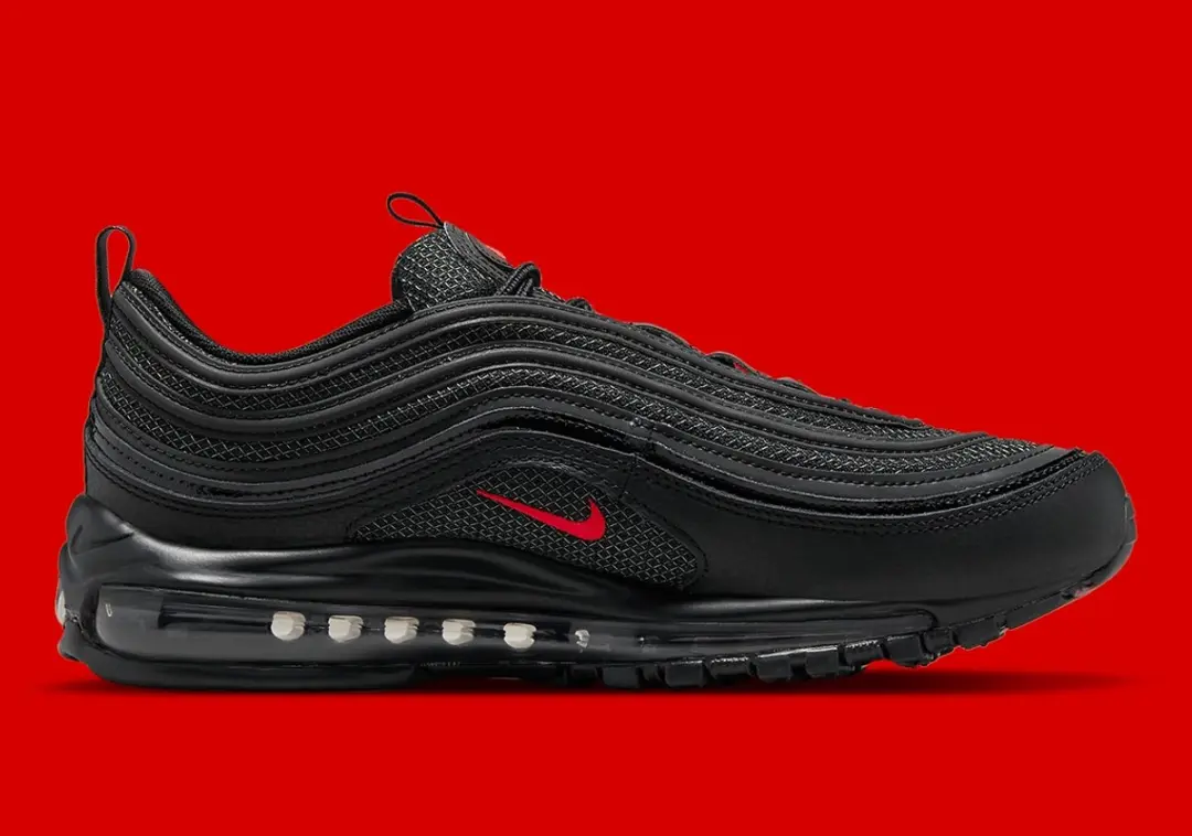 Nike Air Max 97 Herenschoenen, 39, Zwart/Wit/University Red