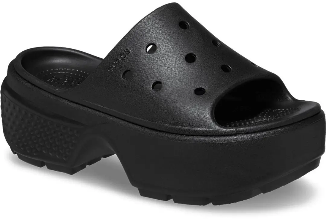 Crocs Stomp Teenslipper Zwart