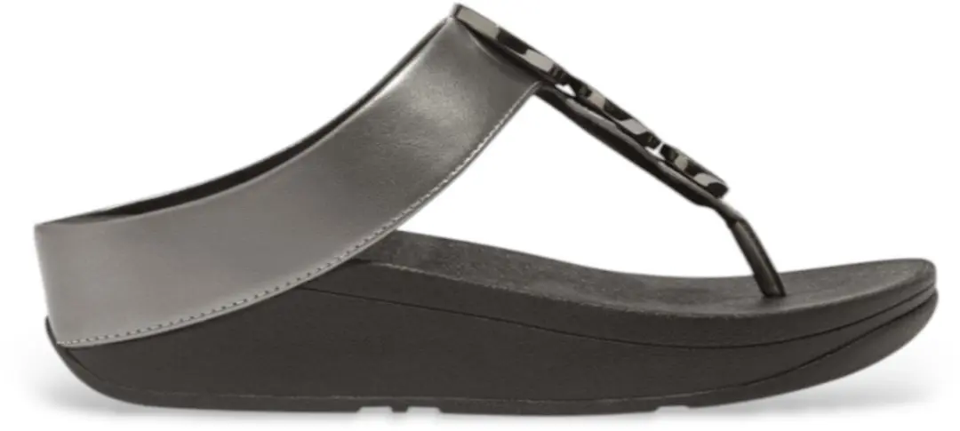 Fitflop Halo Kralen-Cirkel Zilveren Sandalen