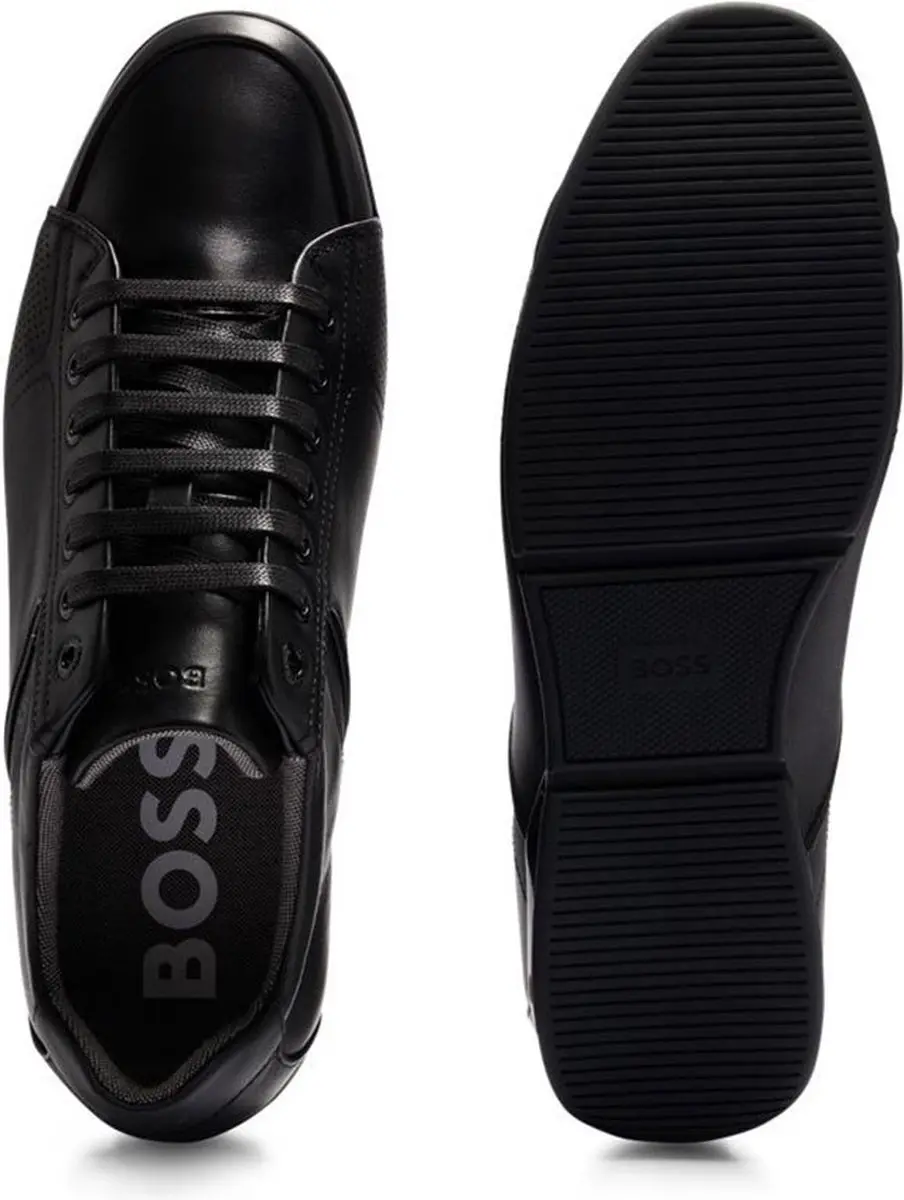 BOSS Heren Sneakers Saturn Lowp - Maat 41 - Zwart