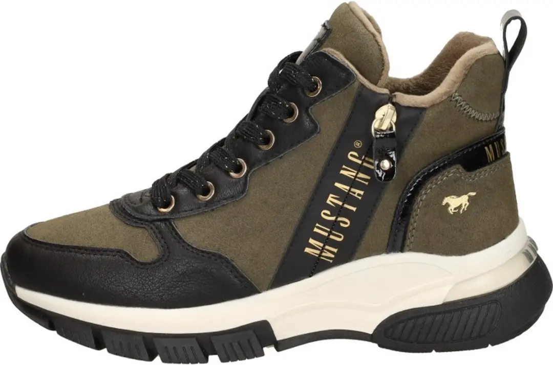 Mustang Sneakers Hoog - Maat 38 - Groen