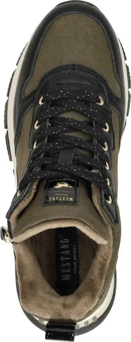 Mustang Sneakers Hoog - Maat 38 - Groen