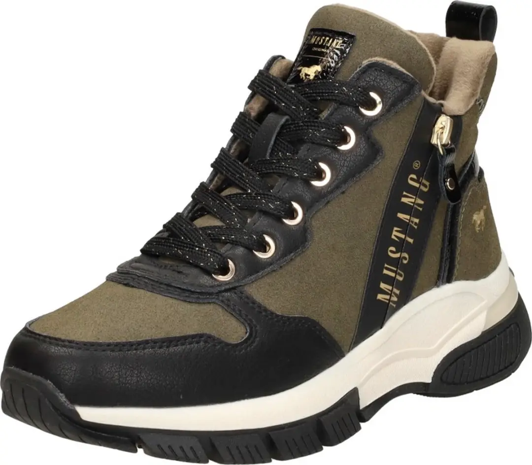 Mustang Sneakers Hoog - Maat 38 - Groen