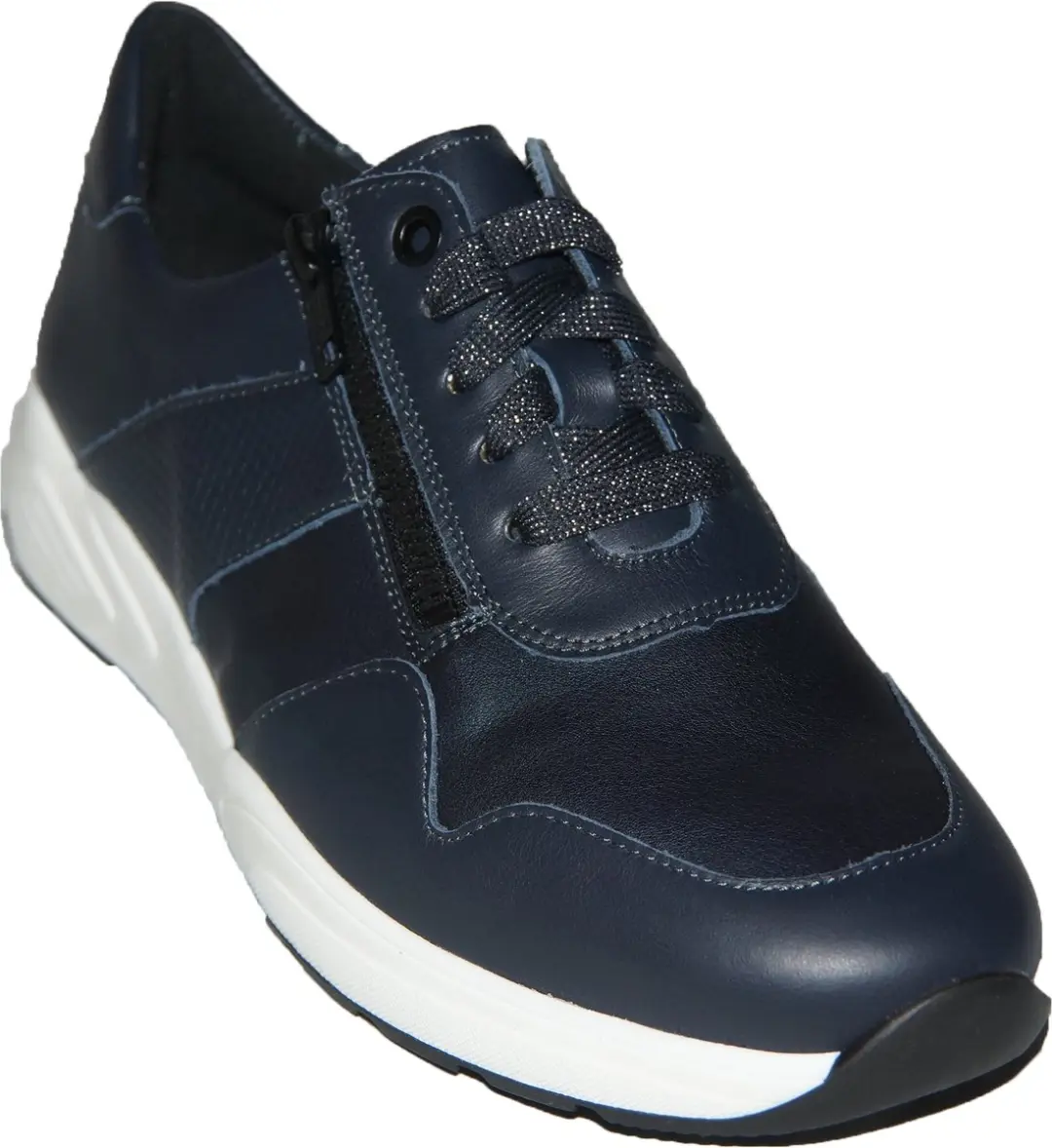 Solidus Wijdte K 66501 Herenschoen - Blauw - Maat 38,5