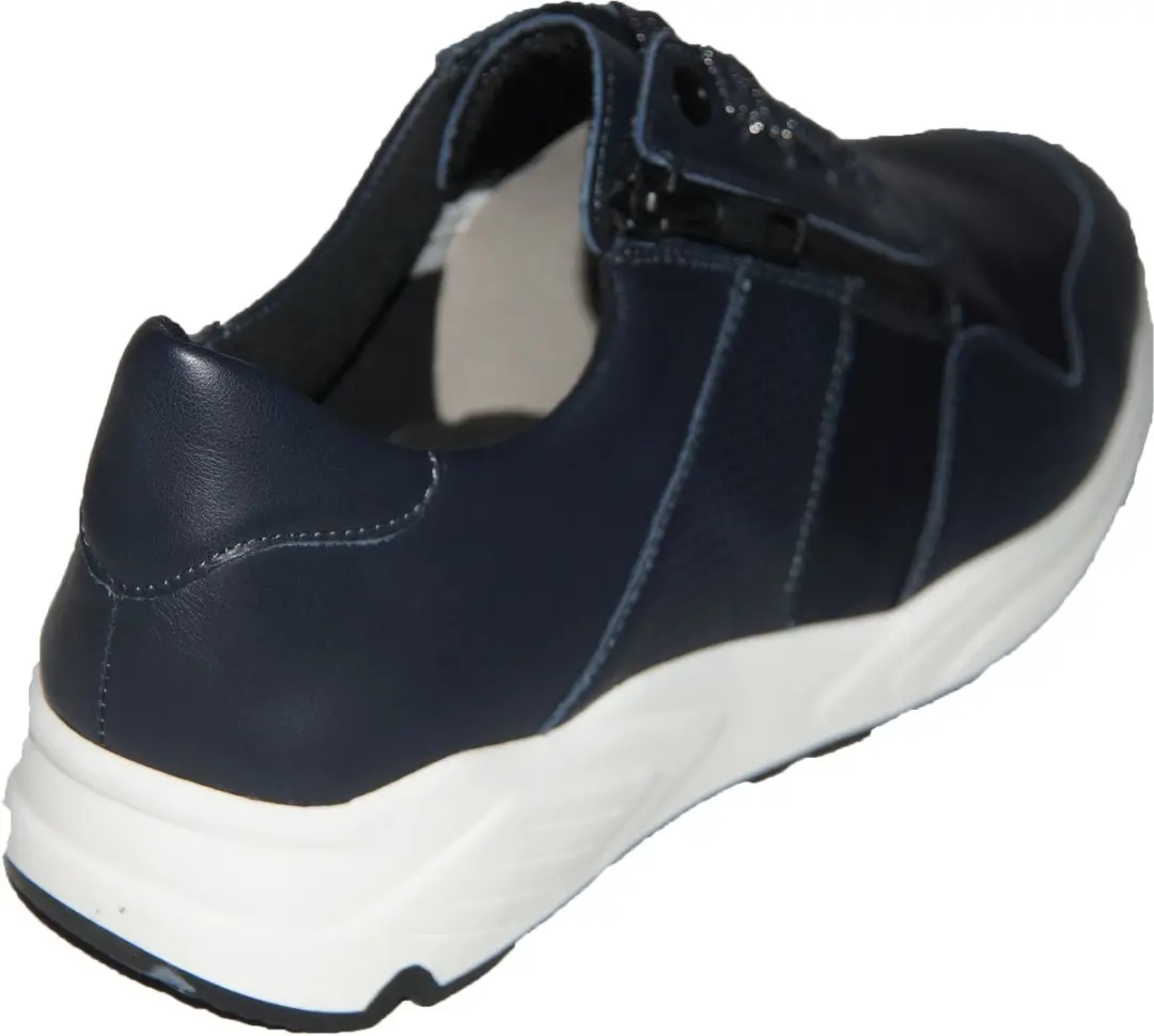 Solidus Wijdte K 66501 Herenschoen - Blauw - Maat 38,5