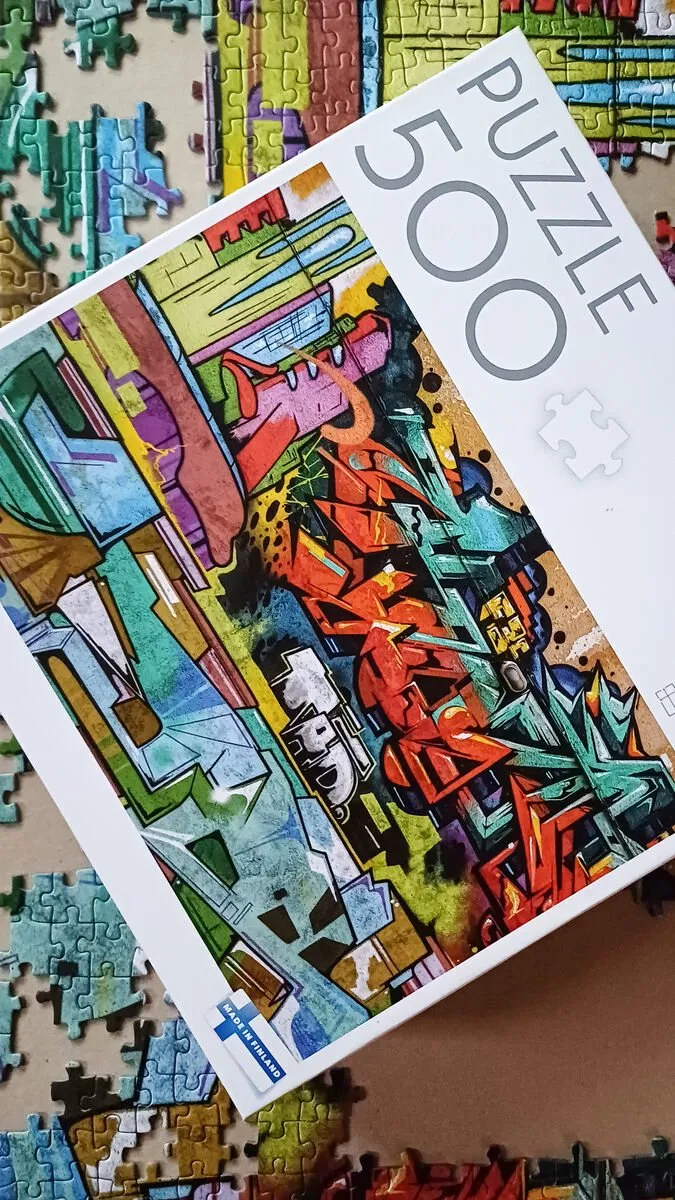 Tactic Puzzle 500 Street Art of Graffiti - 500 Stuks - Meerkleurig