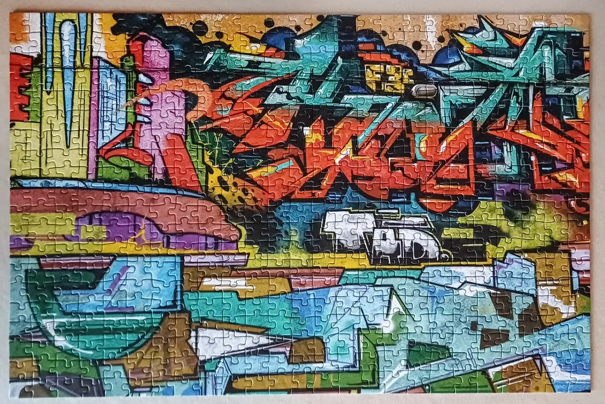 Tactic Puzzle 500 Street Art of Graffiti - 500 Stuks - Meerkleurig