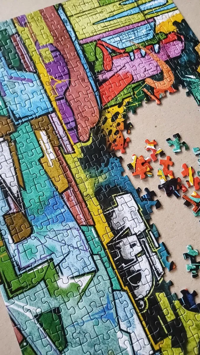 Tactic Puzzle 500 Street Art of Graffiti - 500 Stuks - Meerkleurig