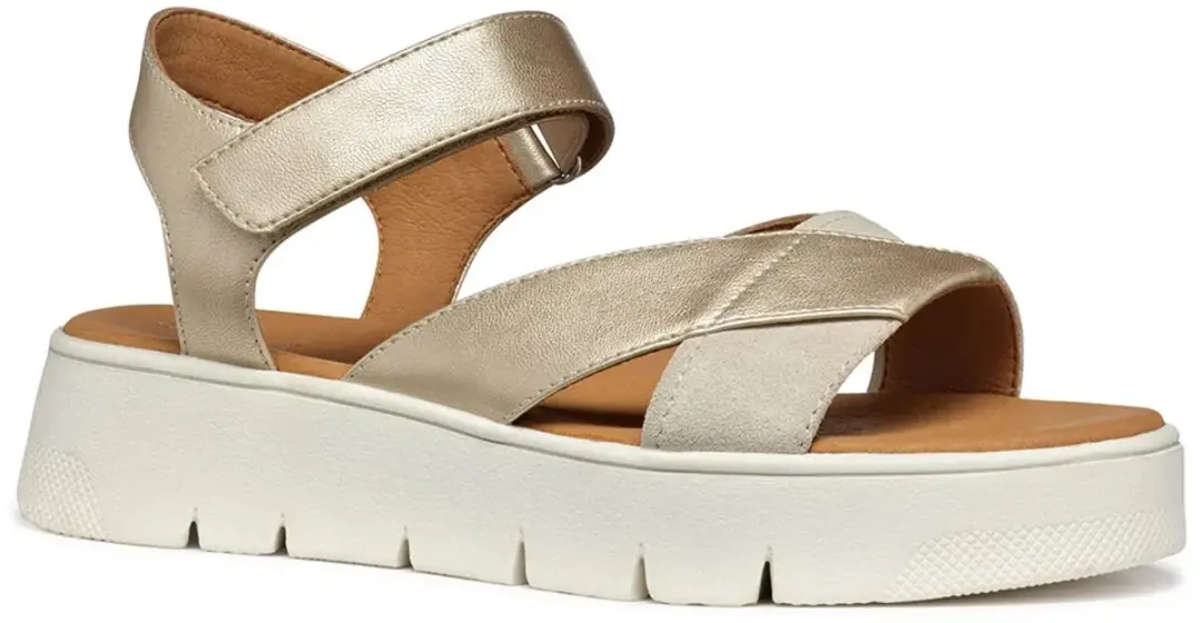 Geox Dandra 40 Sandalen Goud EU 36 Vrouw