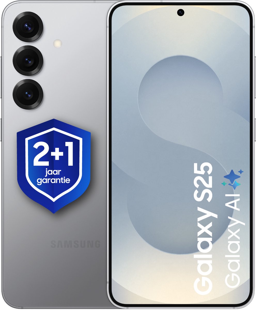 Samsung Galaxy S25 5G - 512GB - Silver Shadow + 1 jaar extra garantie