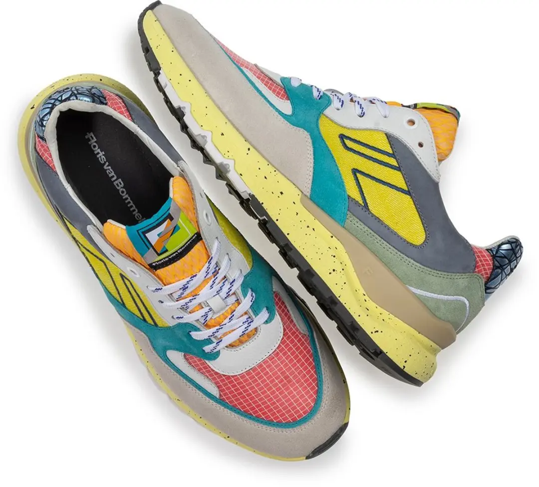 Floris van Bommel DE TREENER 06.03 Lage Sneakers - Geel 46
