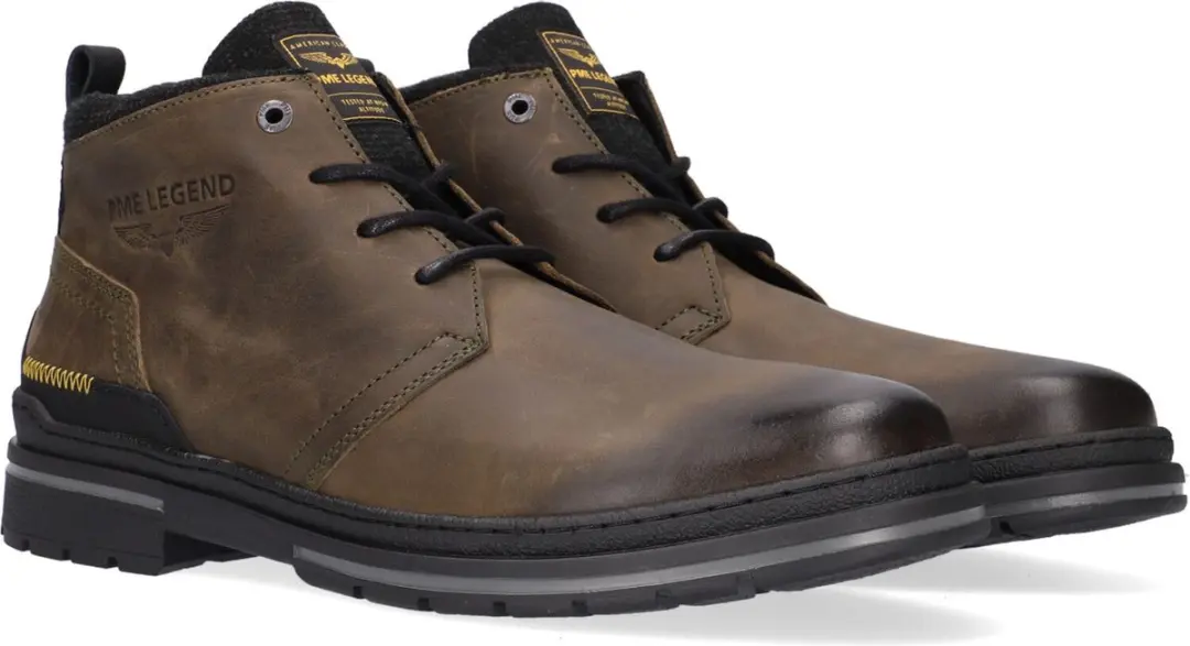PME Legend Fleetman Heren Veterschoenen - Maat 44 - Khaki