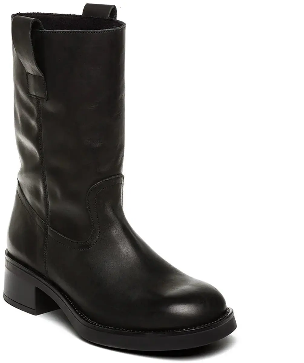 Steve Madden Benedict Dameslaarzen - Zwart - Maat 39