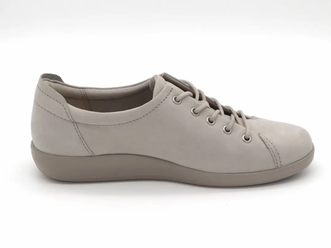 ECCO Dames Veterschoen Soft 2.0 206503-61510 - Beige/Grijs