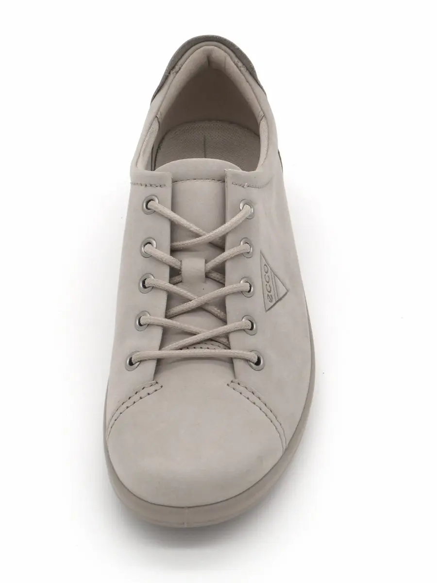 ECCO Dames Veterschoen Soft 2.0 206503-61510 - Beige/Grijs