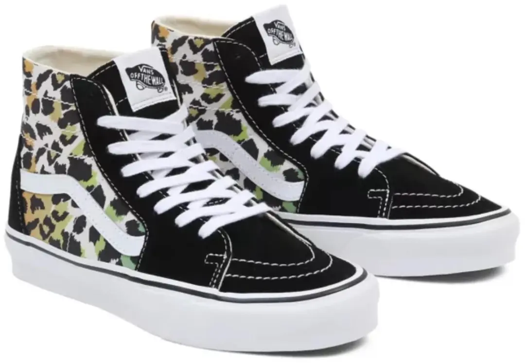 Vans UA Sk8-Hi Unisex Hoge Sneakers van Natuurlijk Leer