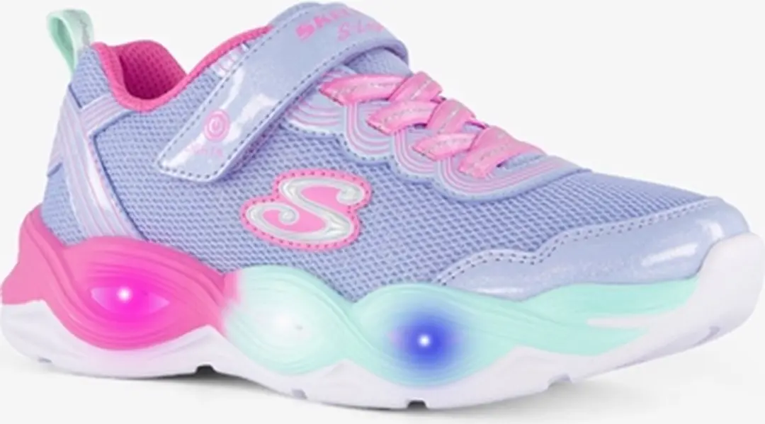 Skechers Twisty Glow meisjes sneaker met lichtjes