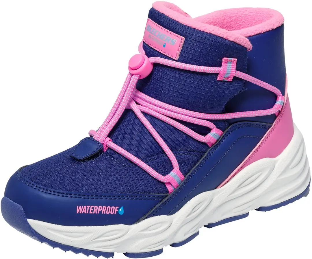 Skechers Turbo Tread-Winter Storm kinder winterlaarzen sneaker 303492L blauw/roz