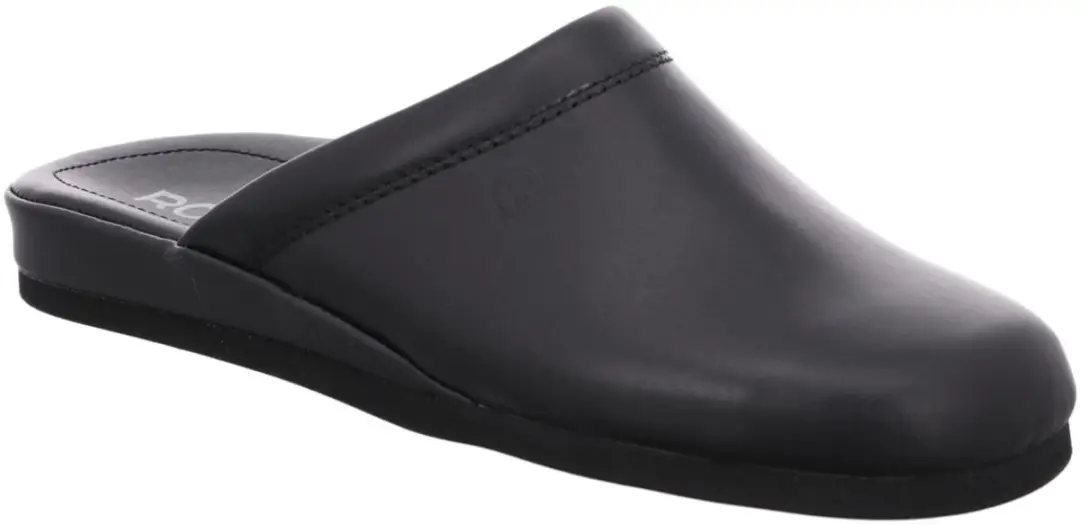 Rohde Heren Pantoffels 6600-90 - Zwart - Maat 42