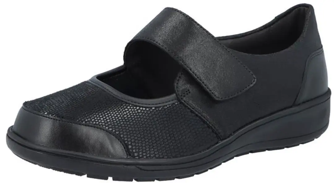 Solidus -Dames - zwart - ballerina's & mocassins - maat 42 - afbeelding 2 van 6