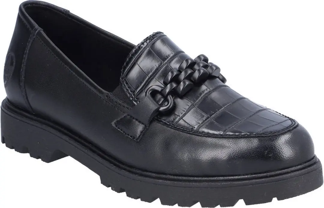 Mocassin van Croc-leer