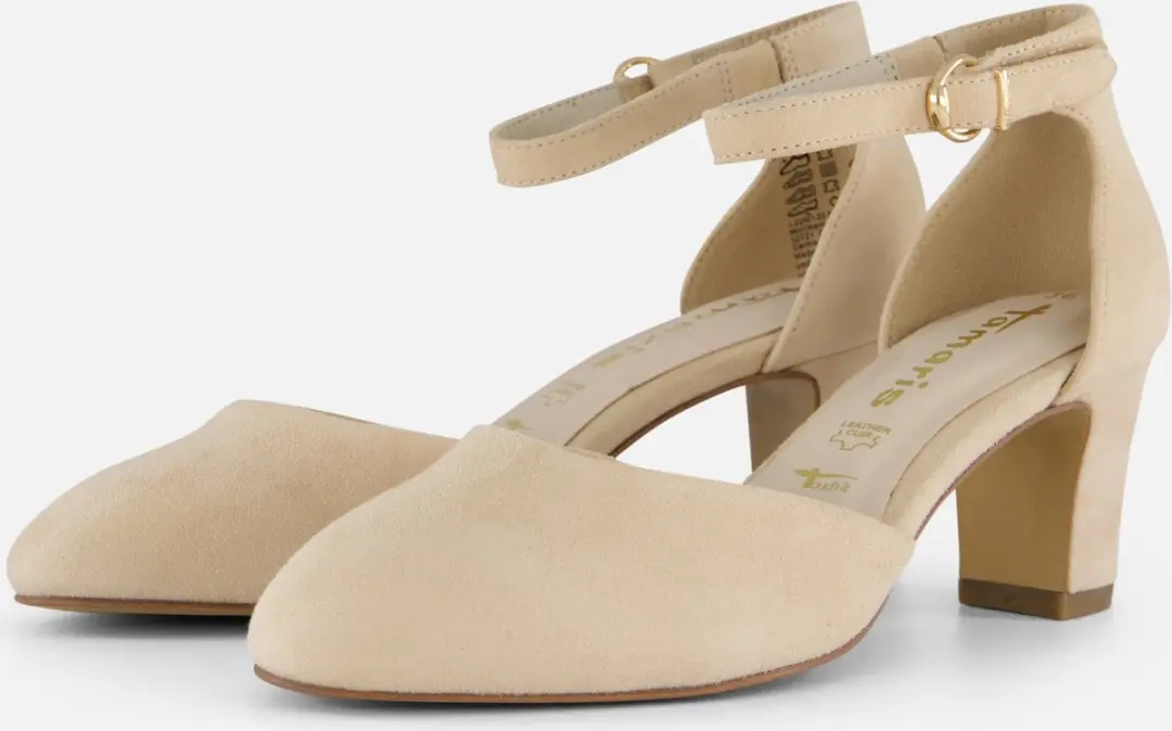 Tamaris Pumps beige Leer