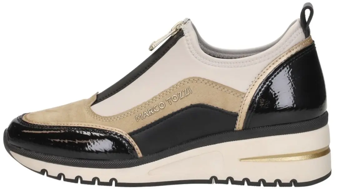 Marco Tozzi Sportief Dames Sneaker - Beige - afbeelding 2 van 6