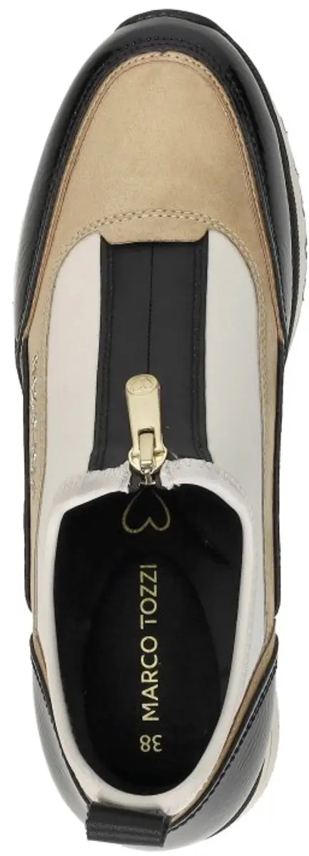 Marco Tozzi Sportief Dames Sneaker - Beige - afbeelding 4 van 6