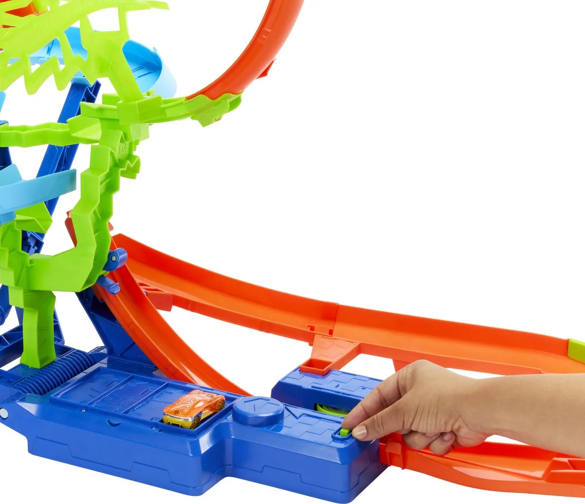 Hot Wheels Stuntbaan Crash in de Lucht JFD12