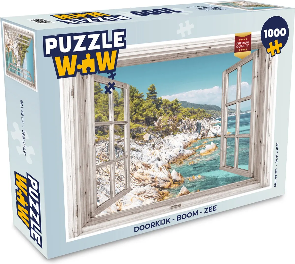 PuzzleWow Boom Zee Legpuzzel 1000 Stuks - Multicolor
