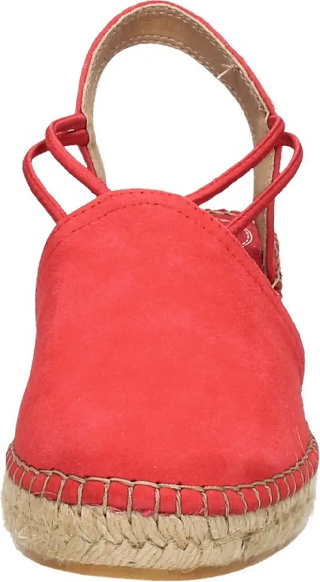Toni Pons Tremp dames espadrille op sleehak - Rood - Maat 36 - afbeelding 6 van 6