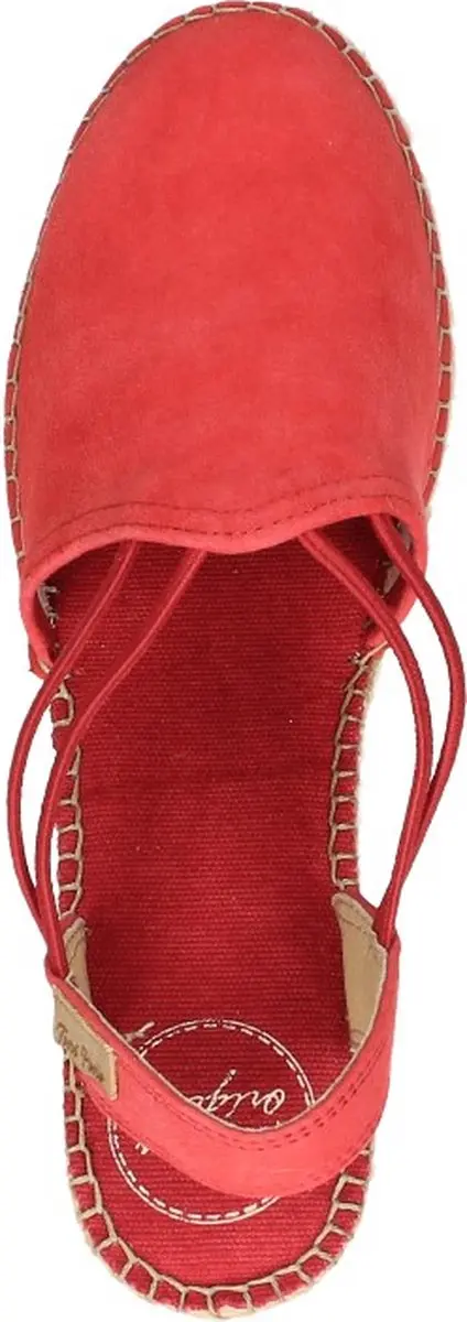 Toni Pons Tremp dames espadrille op sleehak - Rood - Maat 36 - afbeelding 4 van 6