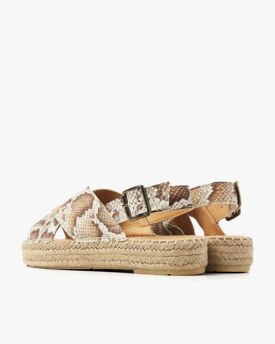 VIA VAI Mondi Isabella Espadrilles - Cognac - 39 - afbeelding 4 van 5
